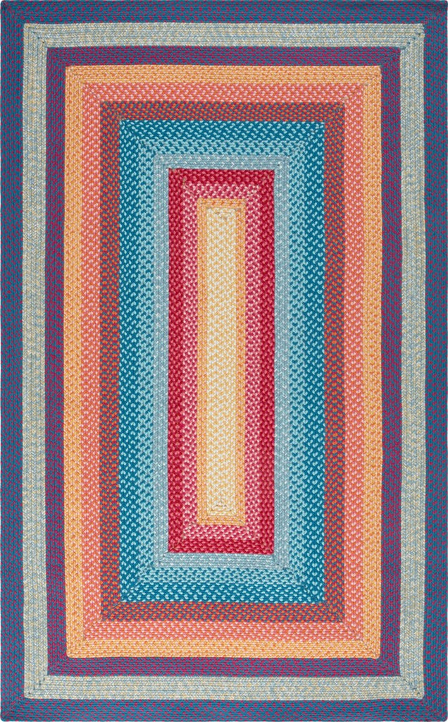 Safavieh Braided BRD308Q Red / Orange Area Rug main image