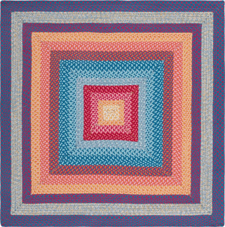 Safavieh Braided BRD308Q Red / Orange Area Rug Square