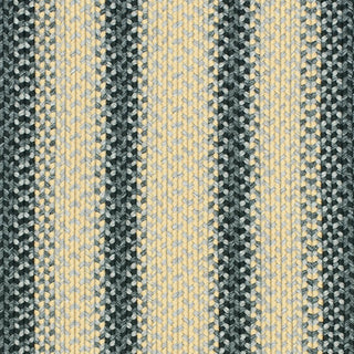 Safavieh Braided BRD311A Black / Grey Area Rug 