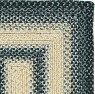 Safavieh Braided BRD311A Black / Grey Area Rug 