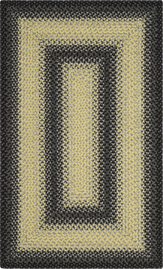 Safavieh Braided BRD311A Black / Grey Area Rug Main