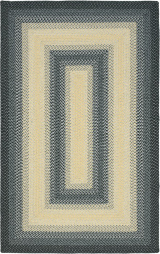 Safavieh Braided BRD311A Black / Grey Area Rug Main