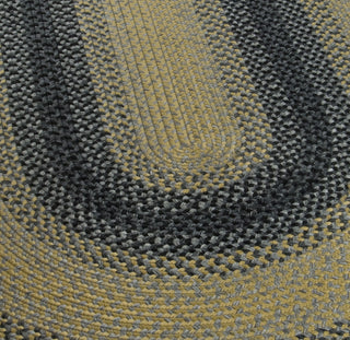 Safavieh Braided BRD311A Black / Grey Area Rug 
