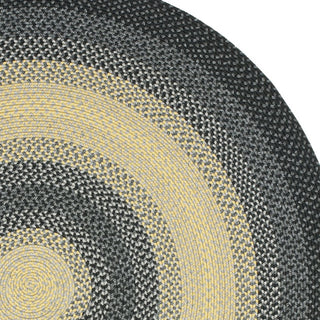 Safavieh Braided BRD311A Black / Grey Area Rug 