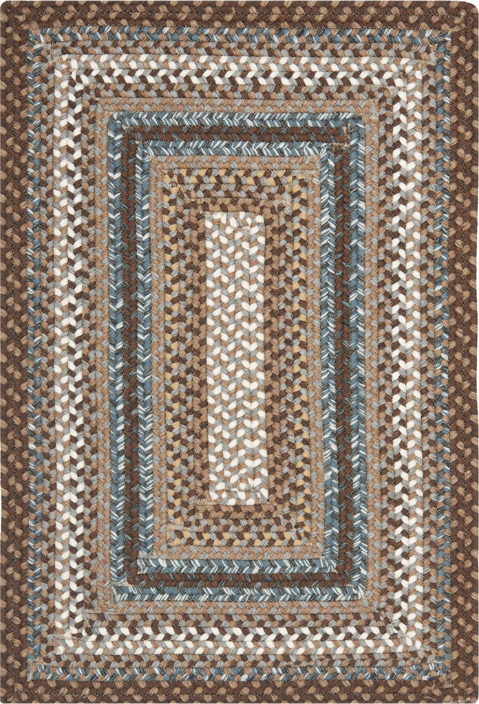 Safavieh Braided BRD313A Brown / Multi Area Rug main image