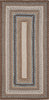 Safavieh Braided BRD313A Brown / Multi Area Rug 