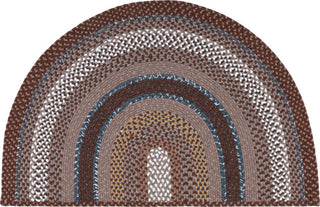 Safavieh Braided BRD313A Brown / Multi Area Rug 