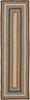 Safavieh Braided BRD313A Brown / Multi Area Rug Runner