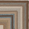 Safavieh Braided BRD313A Brown / Multi Area Rug 