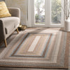 Safavieh Braided BRD313A Brown / Multi Area Rug Room Scene Feature
