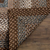 Safavieh Braided BRD313A Brown / Multi Area Rug Backing