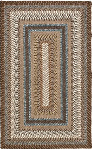Safavieh Braided BRD313A Brown / Multi Area Rug Main