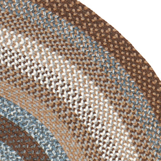 Safavieh Braided BRD313A Brown / Multi Area Rug 