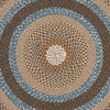 Safavieh Braided BRD313A Brown / Multi Area Rug 