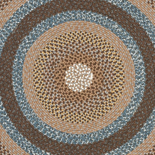 Safavieh Braided BRD313A Brown / Multi Area Rug 