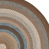 Safavieh Braided BRD313A Brown / Multi Area Rug 
