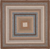 Safavieh Braided BRD313A Brown / Multi Area Rug Square
