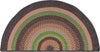 Safavieh Braided BRD314T Brown / Green Area Rug 
