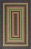 Safavieh Braided BRD314T Brown / Green Area Rug main image