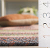 Safavieh Braided BRD314T Brown / Green Area Rug Detail