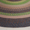Safavieh Braided BRD314T Brown / Green Area Rug Detail