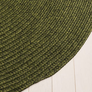 Safavieh Braided BRD315A Green Area Rug Detail