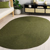 Safavieh Braided BRD315A Green Area Rug Room Scene