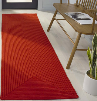 Safavieh Braided BRD315P Rust Area Rug Room Scene Feature