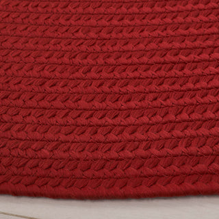 Safavieh Braided BRD315P Rust Area Rug Detail