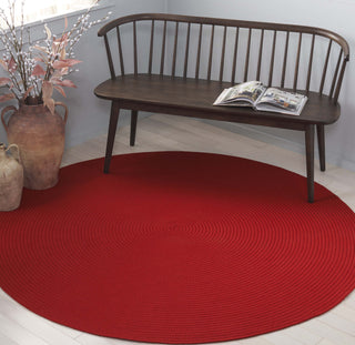Safavieh Braided BRD315P Rust Area Rug Room Scene
