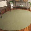Safavieh Braided BRD315W Sage Machine Washable Area Rug Room Scene