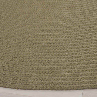 Safavieh Braided BRD315W Sage Machine Washable Area Rug Detail