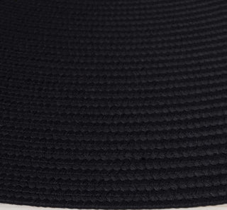 Safavieh Braided BRD315Z Black Area Rug Detail