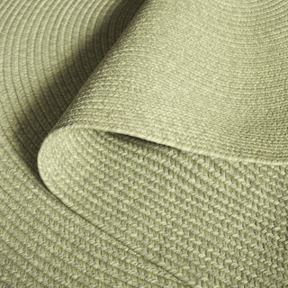 Safavieh Braided BRD317W Sage Area Rug Fold