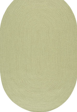 Safavieh Braided BRD317W Sage Area Rug Oval