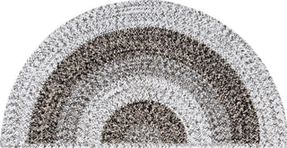 Safavieh Braided BRD318A Ivory / Black Area Rug 