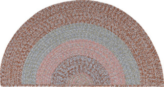 Safavieh Braided BRD318G Brown / Grey Pink Area Rug 