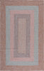 Safavieh Braided BRD318G Brown / Grey Pink Area Rug main image