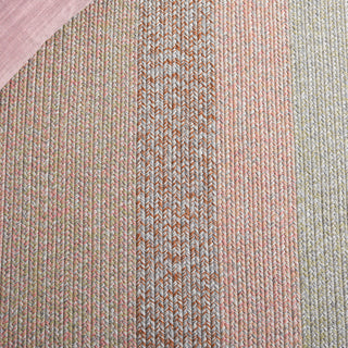 Safavieh Braided BRD318G Brown / Grey Pink Area Rug Detail