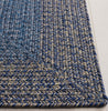 Safavieh Braided BRD318N Navy / Blue Area Rug Detail