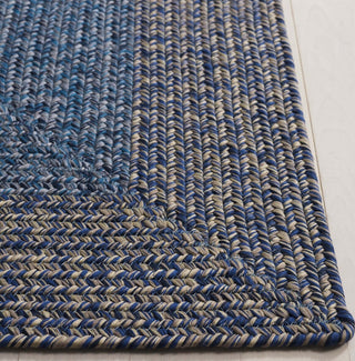 Safavieh Braided BRD318N Navy / Blue Area Rug Detail