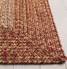 Safavieh Braided BRD318P Rust / Red Machine Washable Area Rug Detail