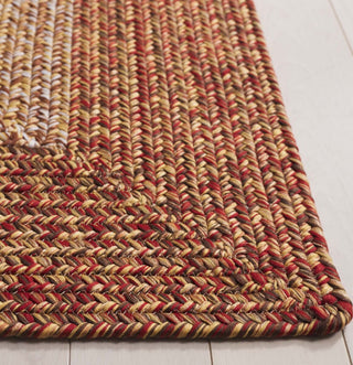 Safavieh Braided BRD318P Rust / Red Machine Washable Area Rug Detail