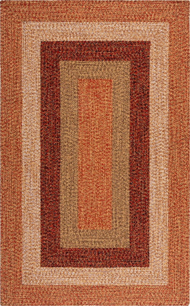 Safavieh Braided BRD318P Rust / Red Machine Washable Area Rug main image