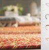Safavieh Braided BRD318P Rust / Red Machine Washable Area Rug Detail