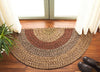 Safavieh Braided BRD318T Brown / Gold Area Rug Room Scene Feature