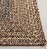 Safavieh Braided BRD318T Brown / Gold Area Rug Detail