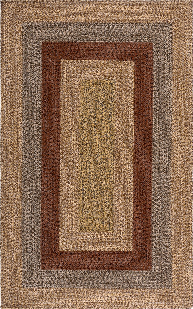 Safavieh Braided BRD318T Brown / Gold Area Rug main image
