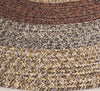 Safavieh Braided BRD318T Brown / Gold Area Rug Detail