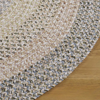 Safavieh Braided BRD321B Beige / Light Grey Area Rug Detail
